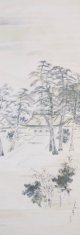 玉村方久斗画幅「神苑図」