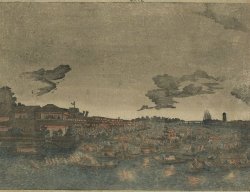 画像1: 司馬江漢銅版画額「中洲夕涼」