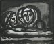ジョルジュ・ルオー銅版画「圧搾機で葡萄は潰された」