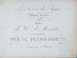 画像1: 楽譜　モーツァルト作曲「フィガロの結婚」　Score for Le nozze di Figaro, composed by Mozart