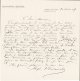 ユゼフ・ヴィエニャフスキー書簡１通　Józef Wieniawski :Autograph letter signed 