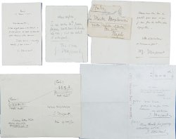 画像1: ジュール・マスネ書簡５通 Massenet, Jules :5 autograph letters signed
