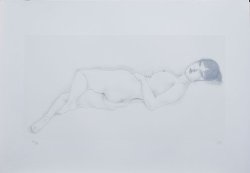 画像4: 加山又造石版画集「横になる裸婦２」