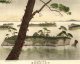 明治石版画「日本三景松島」