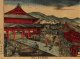 明治石版画「信州善光寺之真景」