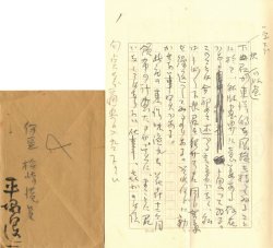 画像1: 平塚運一書簡