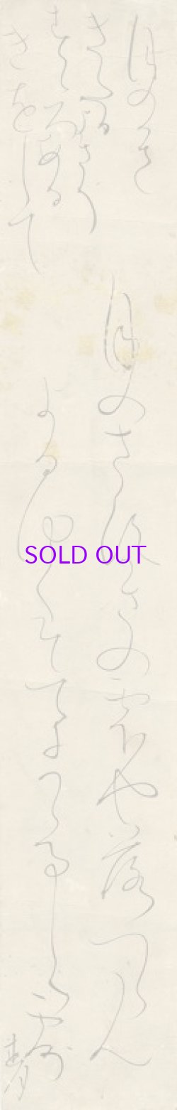 画像1: 太田垣蓮月短冊「月のかさ」