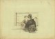 ジョルジュ・ビゴー銅版画「琴の稽古」