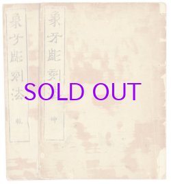 画像1: 象牙彫刻法　２冊揃