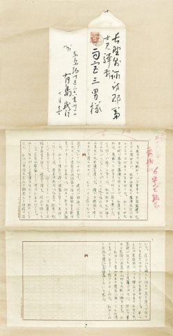 画像1: 有島武郎書簡幅