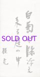 横光利一句幅「白菊や」