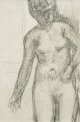 ピエール・ボナール素描額「裸婦」