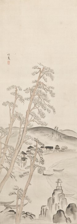 画像1: 森田恒友画幅「天草海岸」