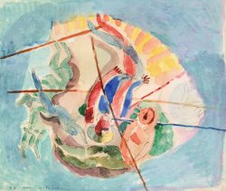 画像1: 池田満寿夫画額「サーカス」