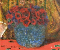 画像1: 青山義雄画額「アネモネ」