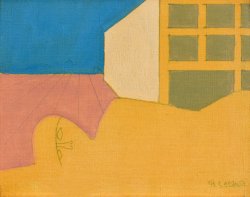 画像1: 大沢昌助画額「横たわる女」