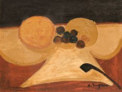 画像1: 菅野圭介画額「静物」