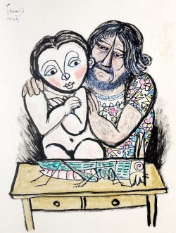 画像1: 北川民次画集　水彩画付