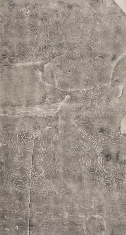 画像1: 東大寺大仏蓮便毛彫拓本