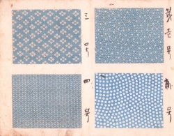 画像1: 浄瑠璃肩衣小紋本　９５枚貼込