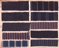 画像1: 縞小裂貼込帖　２６８枚貼込