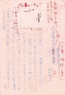 画像1: 森田恒友草稿「近代仏蘭西絵画の中より」