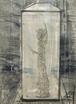 画像1: 須田剋太画額「仏立像」
