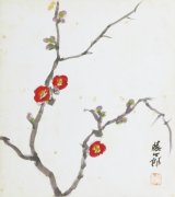 画像: 原勝四郎色紙「放春花」