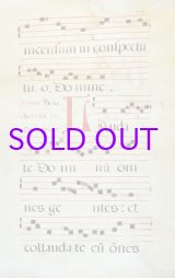 画像: 羊皮紙楽譜額