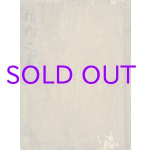 画像: 積物之書