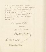 画像: エクトール・ベルリオーズ書簡１通　２頁 Berlioz,Hector :Autograph letter signed