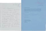 画像: ユーディ・メニューイン書簡２通 Yehudi Menuhin: 2 autograph letters signed 