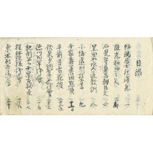 画像: 紹鴎居士消息他茶書抜書　写本