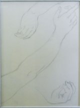 画像: 杉本哲郎素描額「女の手」