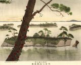 画像: 明治石版画「日本三景松島」