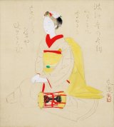 画像: 土田麦僊画幅「舞妓」