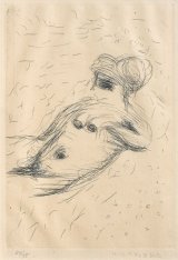 画像: 織田広喜銅版画額「裸婦」(104030)
