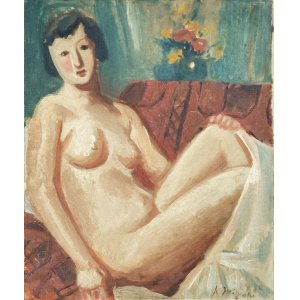 画像: 三岸好太郎画額「裸婦」
