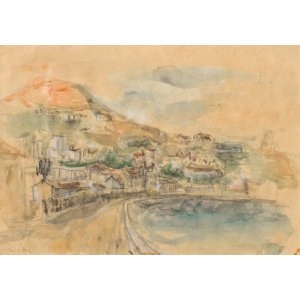画像: 鳥海青児画額「アルジェリア岬」
