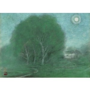 画像: 鈴木竹柏画額「陽のぼる」