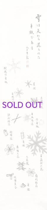 画像: 中谷宇吉郎画幅「雪華之図」