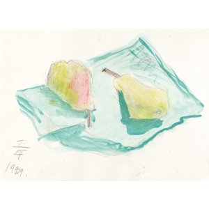 画像: 松田正平画額「洋梨」