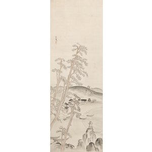 画像: 森田恒友画幅「天草海岸」