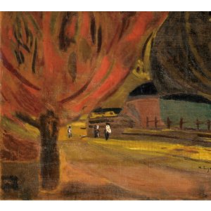 画像: 菅野圭介画額「秋」