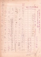 画像: 長与善郎草稿「長岡さんの思ひ出」
