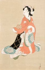 画像: 木谷千種画額「手毬」