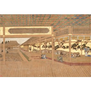 画像: 浮絵「能舞台」