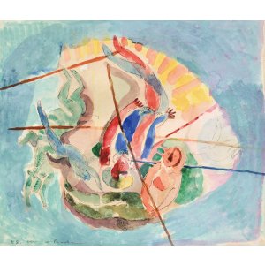 画像: 池田満寿夫画額「サーカス」