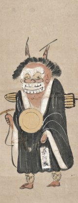画像: 大津絵幅「鬼の念仏」