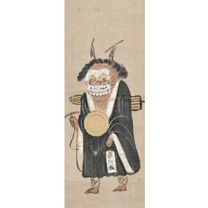 画像: 大津絵幅「鬼の念仏」